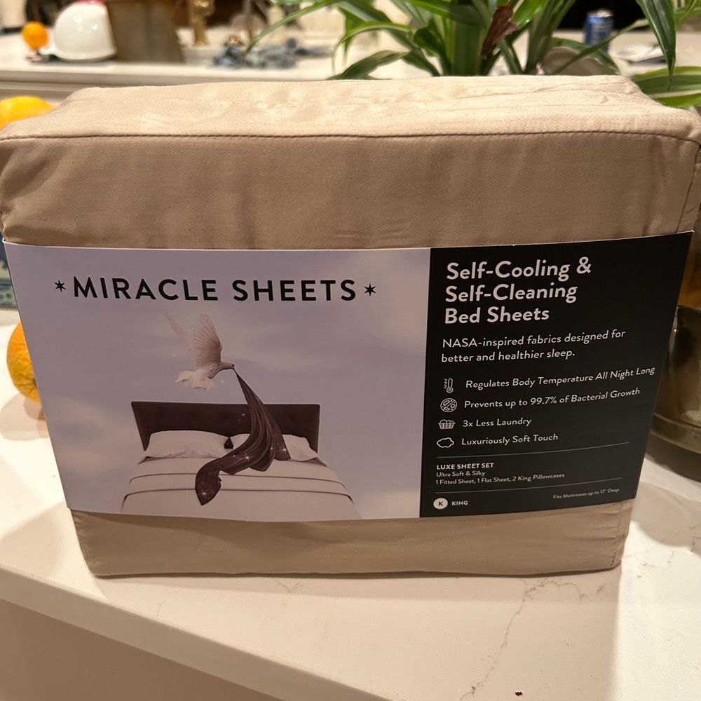 Miracle Cream Sheets Premium Bedding